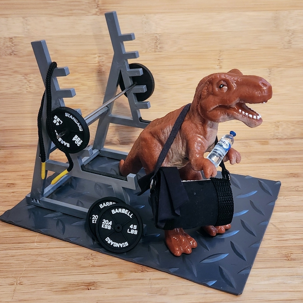 T-Rex Fitness Scene w/ Accessories
